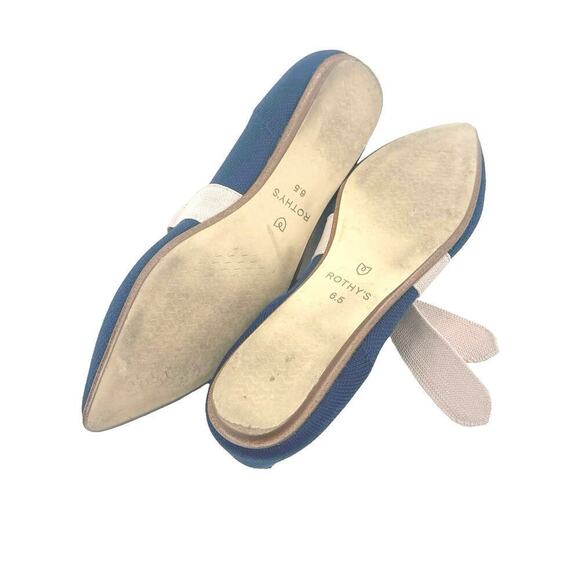 Rothy's The Slip-On Mary Jane Flat in Sapphire Deep Blue Size W6.5 - Picture 7 of 11